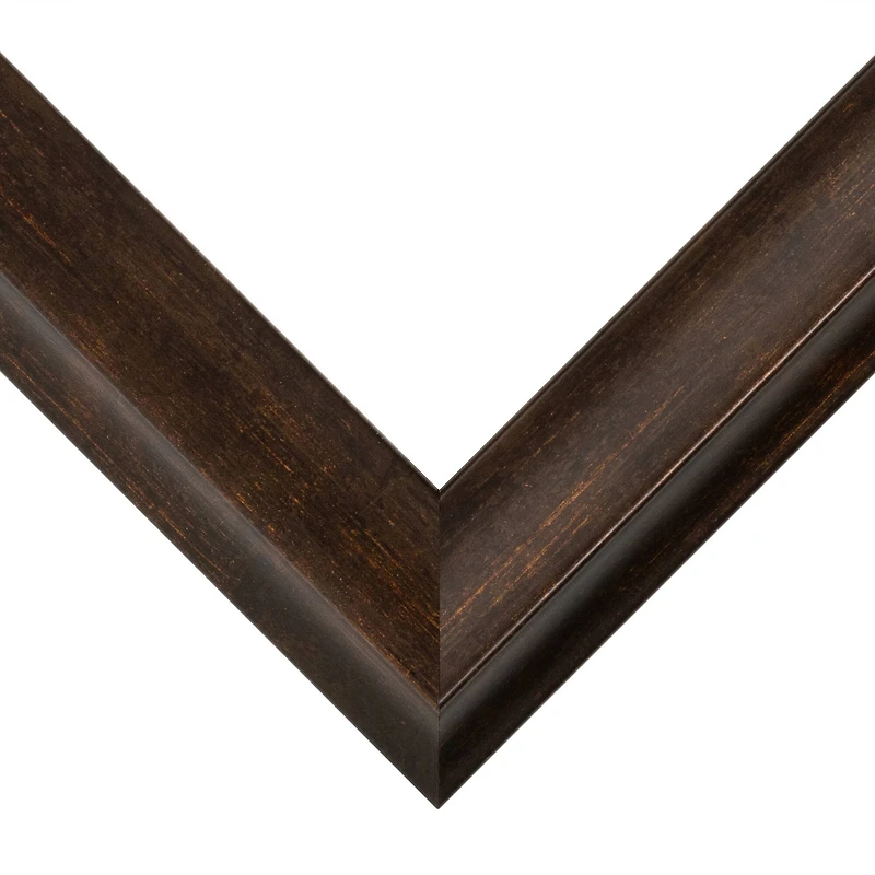 Frame USA Verona Narrow Tarnished Bronze Single Image Picture Frame with Mat