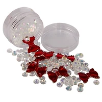 Christmas Embellishment Pink & Red Shaker Set by Creatology™