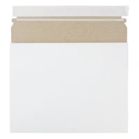 JAM Paper White Expandable Photo Mailer Peel & Seal Closure Envelopes