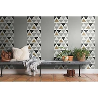 RoomMates Geometric Triangle Peel & Stick Wallpaper