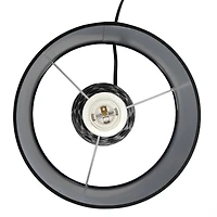 Simple Designs Sculpted Ceramic Table Lamp