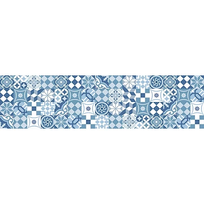 Crearreda Blue Cementine Peel & Stick Backsplash