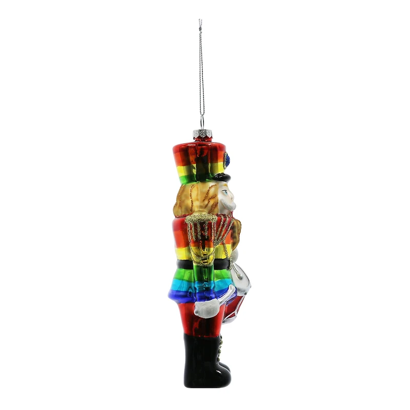 6.5" Pride Nutcracker Glass Ornament by Ashland®