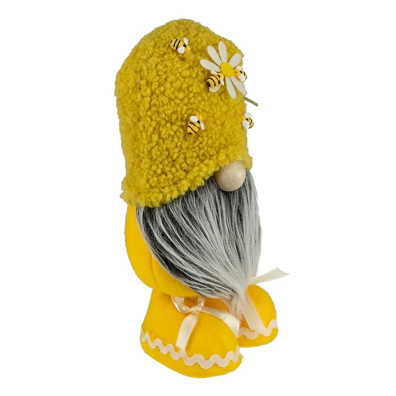15" Yellow Sherpa Bumblebee & Daisy Springtime Gnome