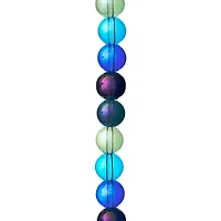 12 Pack: Sea Breeze Glass Round Beads, 10mm by Bead Landing™