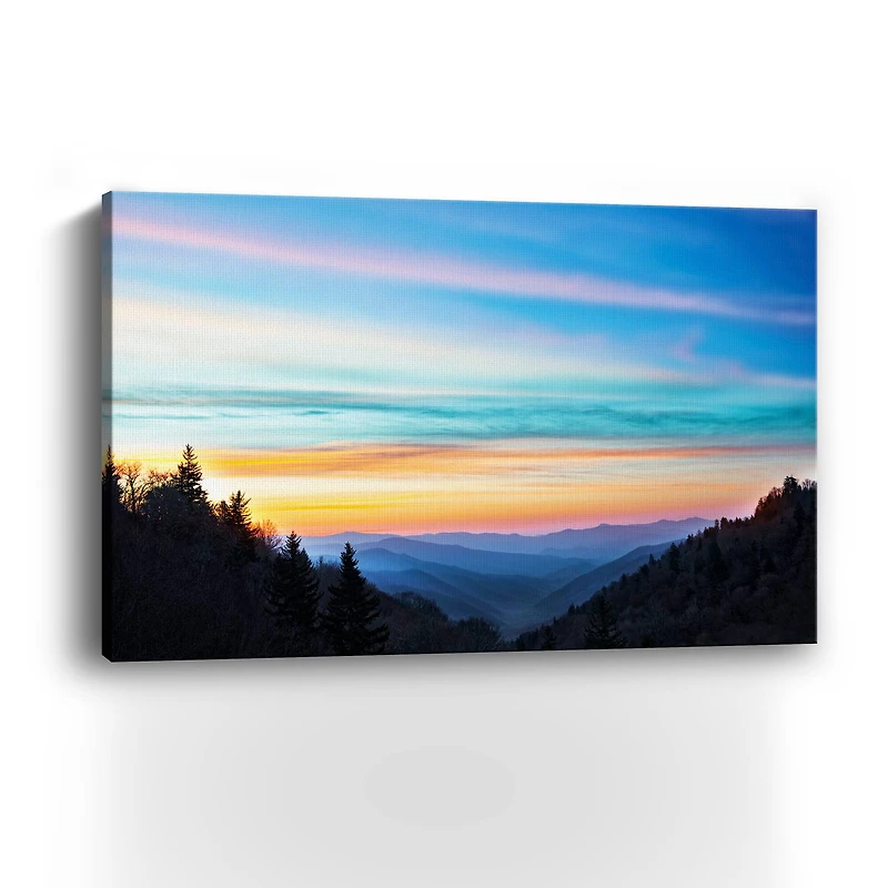 River Balley Sundown Canvas Giclee