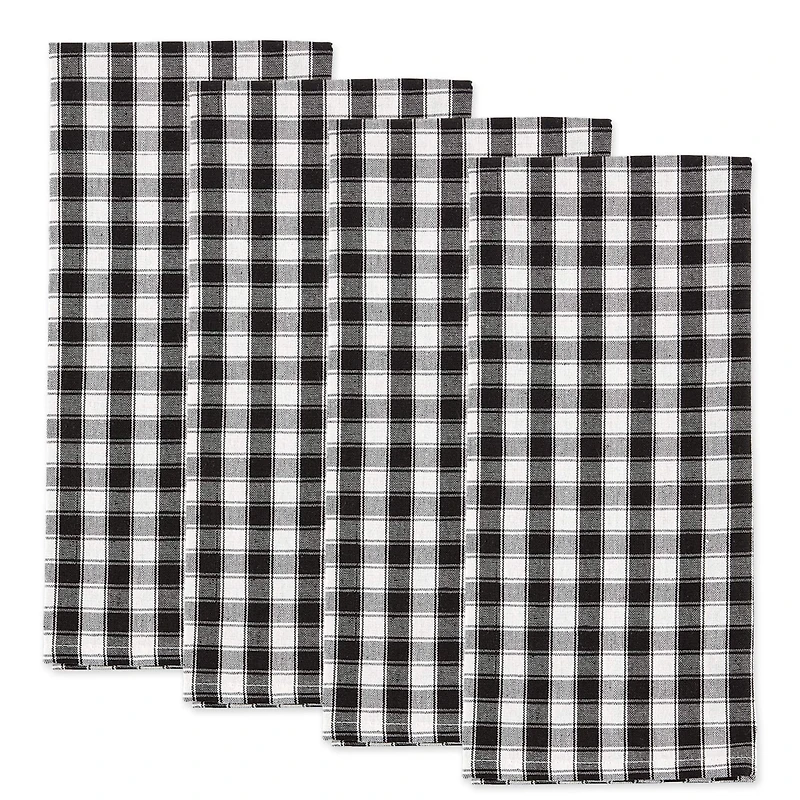 DII® French Check Dishtowel, 4ct.