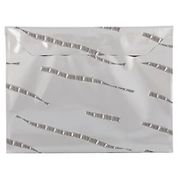JAM Paper 5" x 6.125" Silver Film Foil Self Adhesive Closure Envelopes, 25ct.
