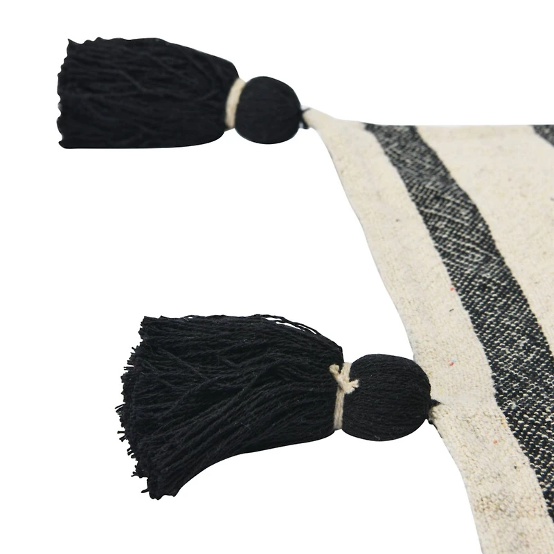 Hello Honey® Striped Cotton Throw Blanket with Tassels