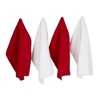 DII® Assorted Tango Red Basic Chef Terry Dishtowel (Set of 4)
