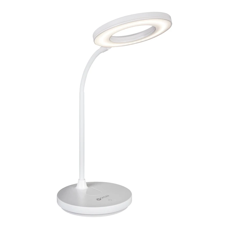 OttLite® Rechargeable LED Ring Desk Lamp