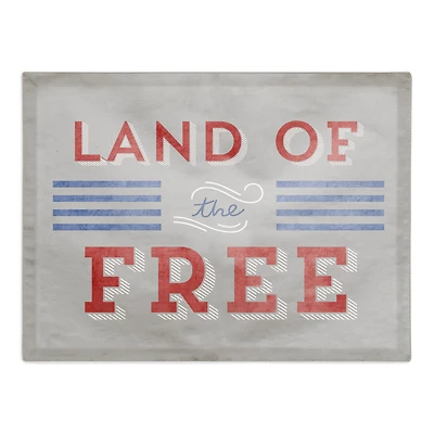 Land of the Free Cotton Twill Placemat