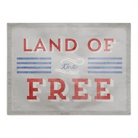Land of the Free Cotton Twill Placemat