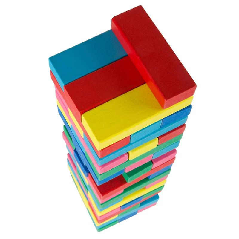 Toy Time Classic Wooden Blocks Stacking Game