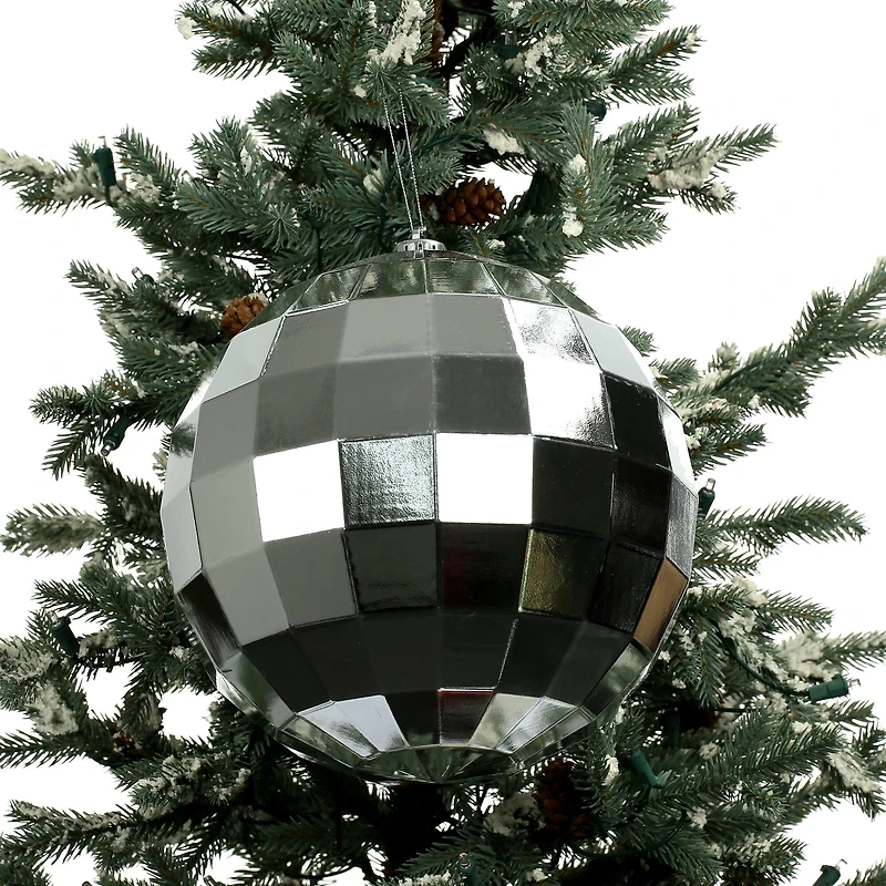 9.75" Silver Disco Shatterproof Ball Ornament by Ashland®