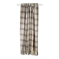 DII® Black Modern Farmhouse Plaid Throw