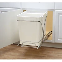Household Essentials Glidez Double Pull Out Trash Can