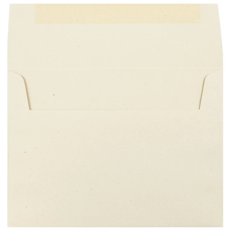 JAM Paper Genesis Husk A8 Recycled Invitation Envelopes, 50ct.