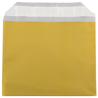 JAM Paper 4" x 5.5" Gold Foil Self Adhesive Closure Envelopes, 25ct.