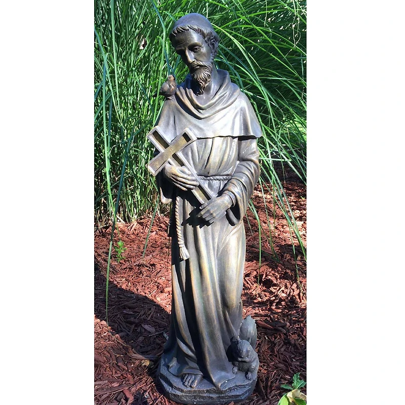 Santa's Workshop 26" St. Francis Statue