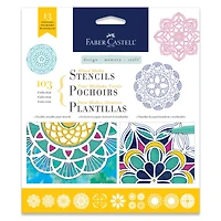 Faber-Castell® Mixed Media Mandala Stencil Set