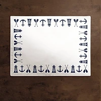 Nautical Border 18" x 14" Poly Twill Placemat