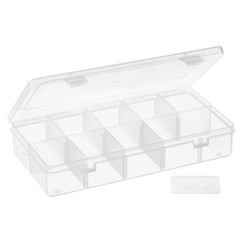 6 Pack: Bead Storage Box with Adjustable Compartments by Bead Landing™