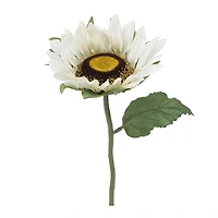 10" Cream Sunflower Pick by Ashland®