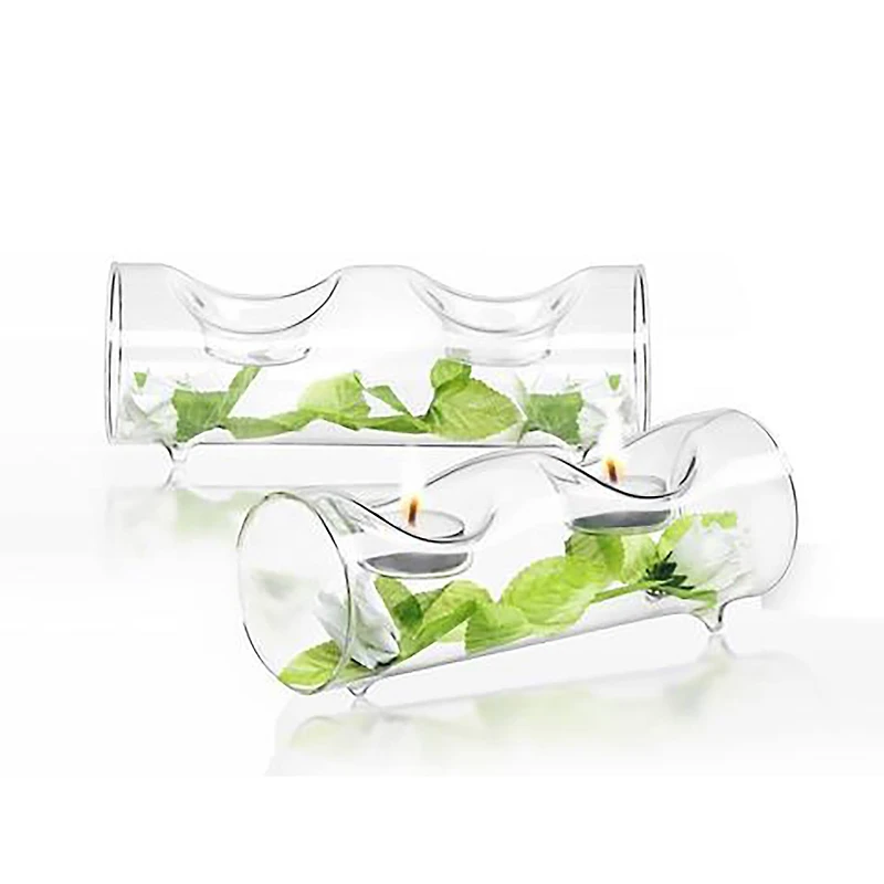 JoyJolt® Ambient Double Tea Light Candle Holders, 4ct.