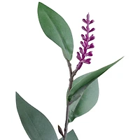 Green And Purple Artificial Lavender Floral Spray