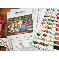 LetiStitch Getting Ready for Christmas Counted Cross Stitch Kit