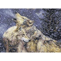 Luca-S Snowfall Counted Cross Stitch Kit