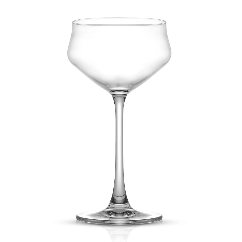 JoyJolt® Bloom Coupe Crystal Glasses, 4ct.
