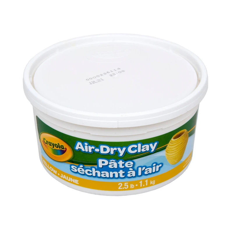 Crayola® 2.5lb. Yellow Air Dry Clay Tub