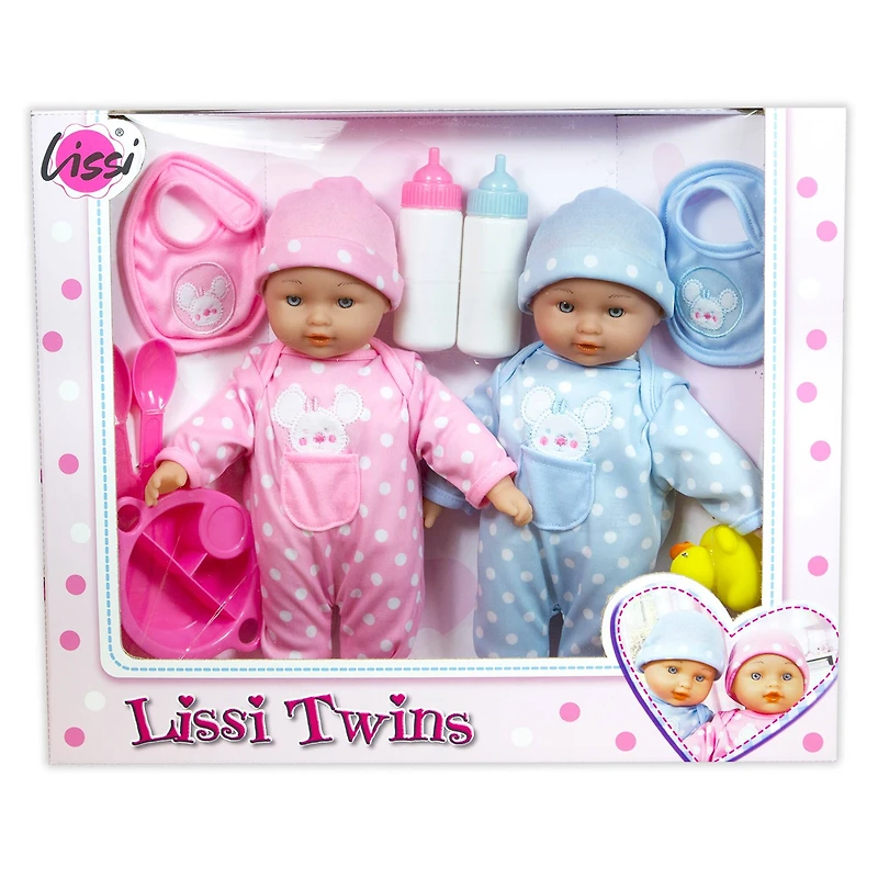 Lissi Dolls 11" Twin Baby Dolls