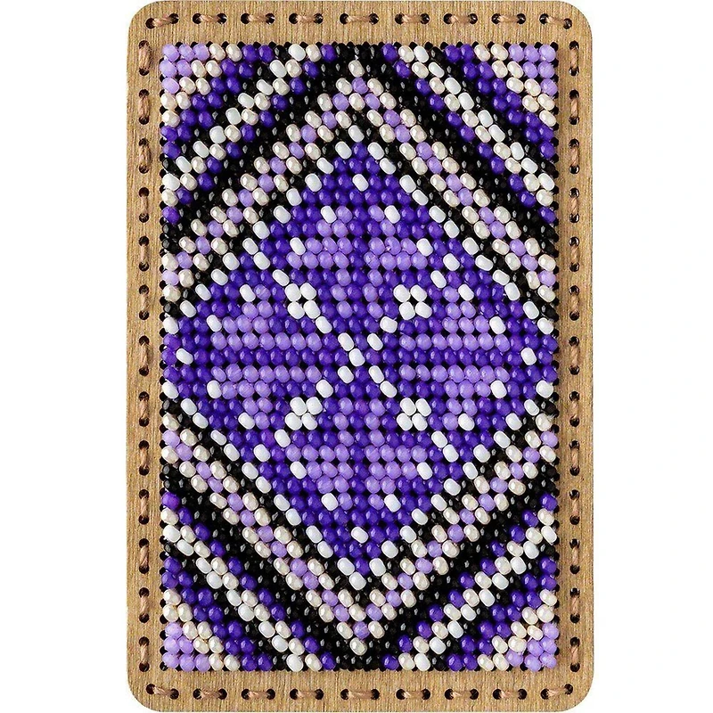 Wonderland Crafts Purple Bead Embroidery Needle Box Kit