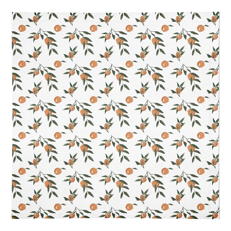 Peachy Pattern 10" x 10" Cotton Twill Napkin