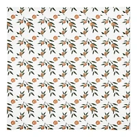 Peachy Pattern 10" x 10" Cotton Twill Napkin