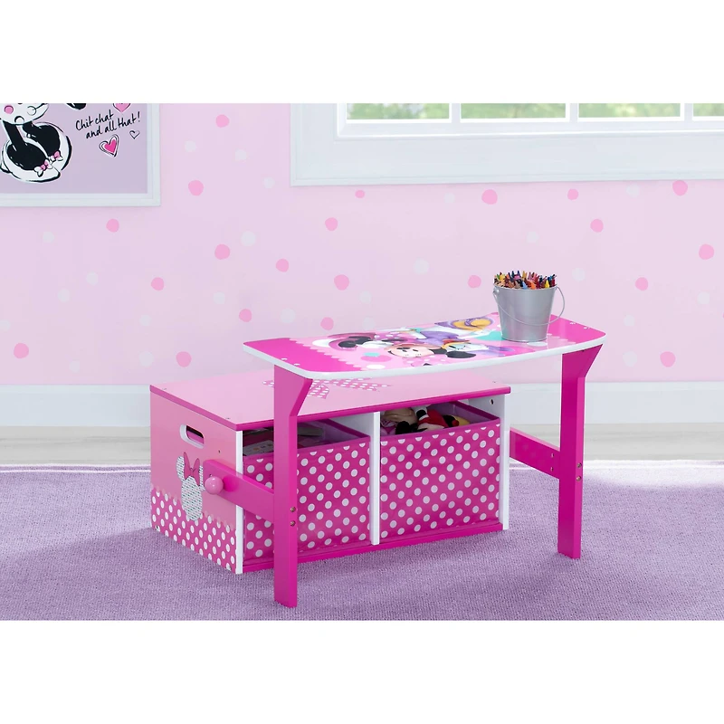 Disney® Minnie Mouse Convertible Activity Bench