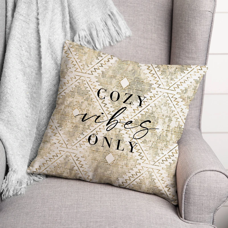Cozy Vibes Only Indoor/Outdoor Pillow