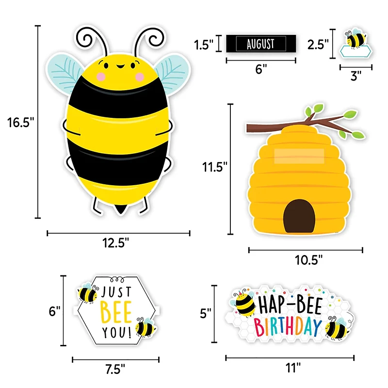 Creative Teaching Press® Busy Bees Curated Classroom Decal Set