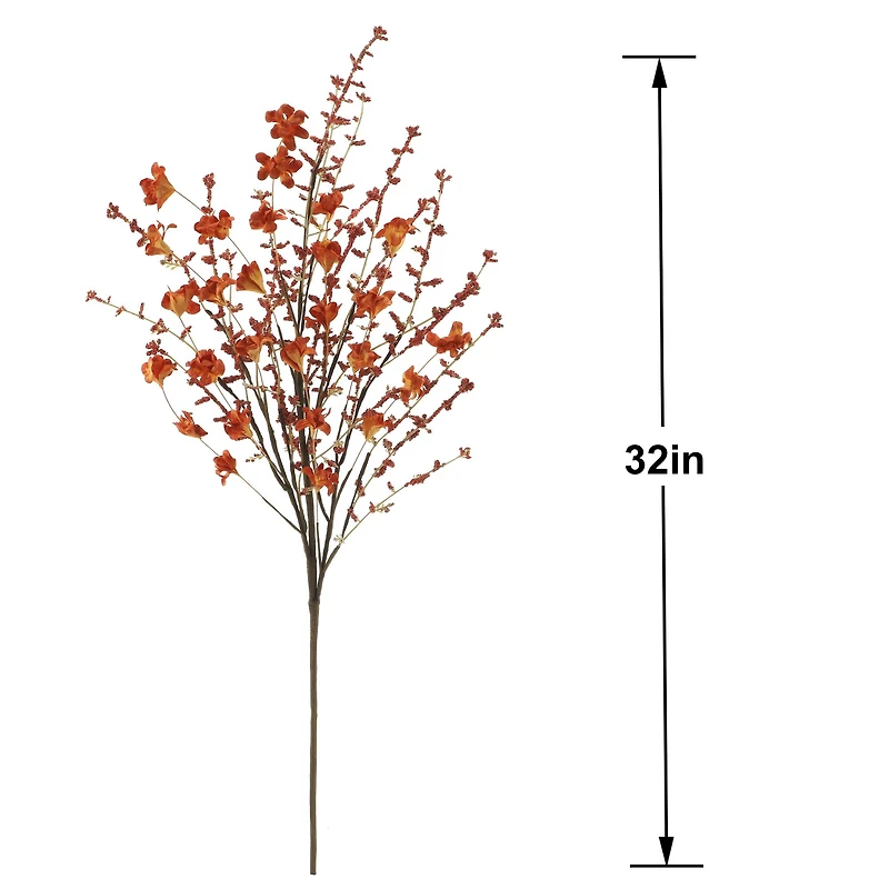 32" Orange Wild Flower Stem by Ashland®