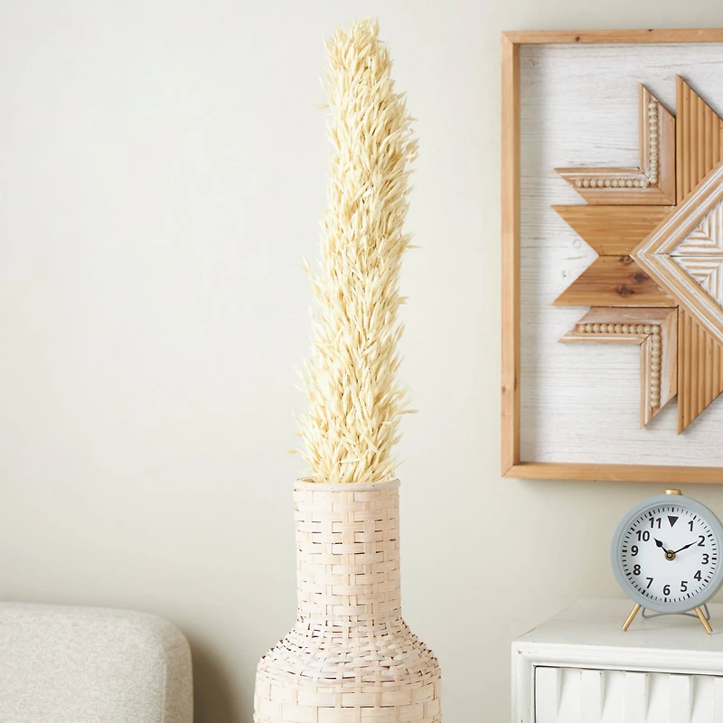 Brown Dried Wheat Grass Stem