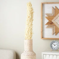 Brown Dried Wheat Grass Stem