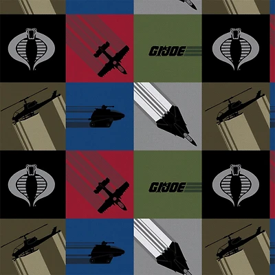Camelot Fabrics G.I. Joe Block Cotton Precut Fabric Bundle