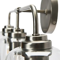 Hello Honey® Robert Stevenson Lighting Holden Metal & Glass -Light Vanity