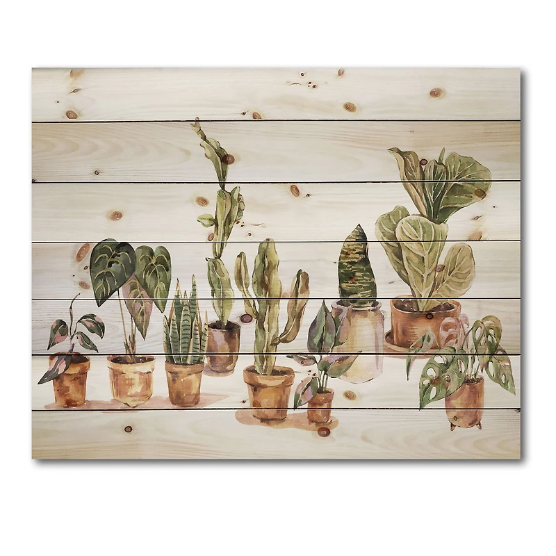 Designart - Indoor House Plants Urban Jungle I