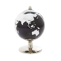8" Blue Stainless Steel Contemporary Globe
