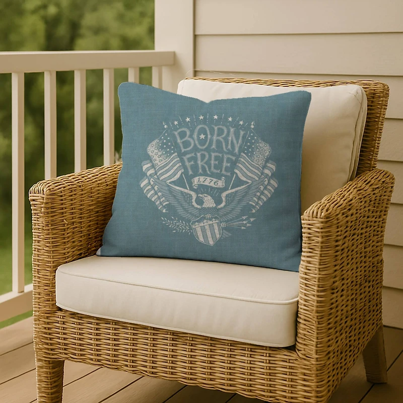 18" Born Free Indoor Outdoor Pillow