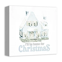 Home For Christmas Canvas Wall Art